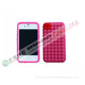 Eco - Friendly Iphone 4 Silicone Cases Cover With Building Blocks Slip For Camera